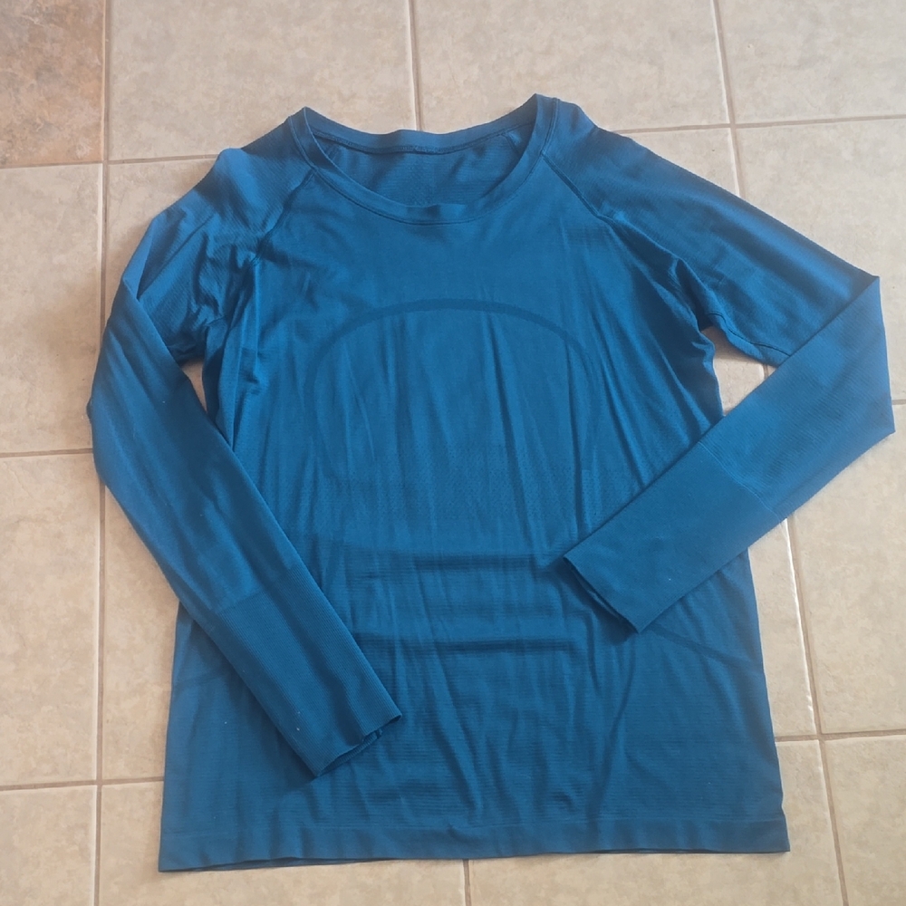 lululemon athletica Teal Long Sleeve Top